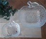 Vintage Ravenhead Siesta Apple Glass schaal + schaaltjes - 3 - Thumbnail