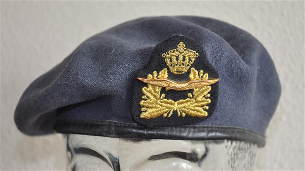 Nederlandse militaire luchtmacht baret Klu officier - 0