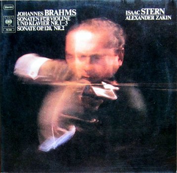 2-LP - Brahms - Sonaten für violine - Isaac Stern - 0