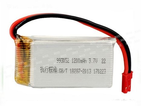 New Battery Li-Polymer Batteries MJXRIC 3.7V 1200mAh - 0