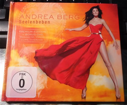 De nieuwe originele CD/DVD-box Seelenbeben van Andrea Berg. - 2