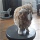 Oud brocant schaap van stof en sisal - 0 - Thumbnail