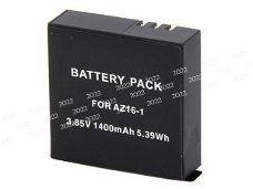 New battery AZ16-1 1400mAh/5.39WH 3.85V for XIAOYI 2 4K