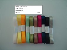 satijn lint set 36 - laatste set