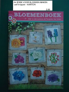 bloemen maken boek a4 nu 1,50