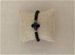 Zwarte kralen armband met klaver geslepen kralen ibiza - 0 - Thumbnail