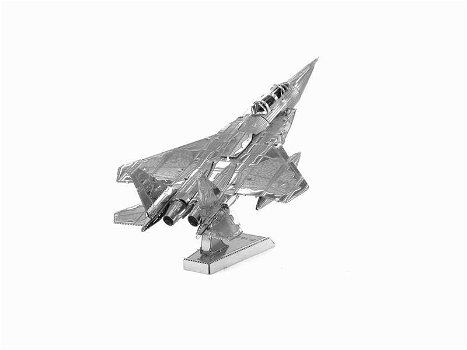 Metalen bouwpakket F-15 Fighter 3D Laser Cut - 0