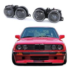 Koplampen zwart BMW 3 serie E30 | tuning design koplamp set
