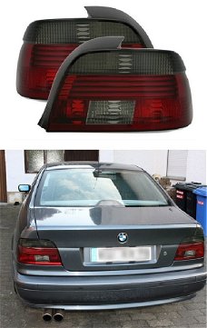 BMW 5 serie E39 2000-2003 facelift rood smoke achterlichten