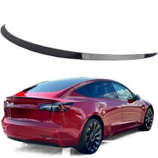 Spoiler kofferbakspoiler hoogglans zwart voor Tesla Model 3