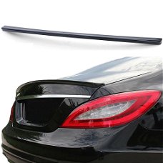 Mercedes Benz CLS C218 spoiler hoogglans zwart spoilerlip