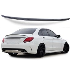 Mercedes C Klasse W205 spoiler, spoilerlip hoogglans zwart