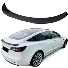 Spoiler achterklepspoiler hoogglans zwart voor Tesla Model 3