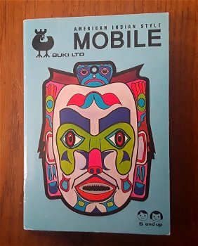 Boekje met inhoud om een indianen - mobiel te maken (indiaan, indiaans, indianenstijl) - 0