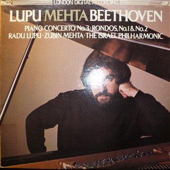 LP - Beethoven - The Israel Philharmonic - Radu Lupu, piano - 0