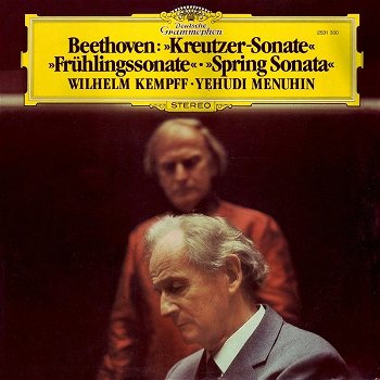 LP - Beethoven - Frühlingssonate - Yehudi Menuhin, viool - Wilhelm Kempff, piano - 0
