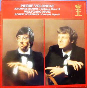 LP - Brahms * Schumann - Pierre Volondat, Wolfgang Manz - 0
