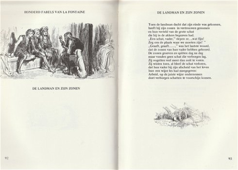HONDERD FABELS VAN LA FONTAINE, met gravures van GUSTAVE DORÉ - 1