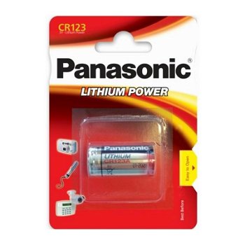 Panasonic Li-ion 3V CR123 fotobatterij - 0
