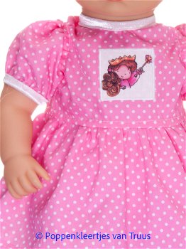 Baby Annabell 43 cm Setje Prinses/roze/witte stipjes - 1