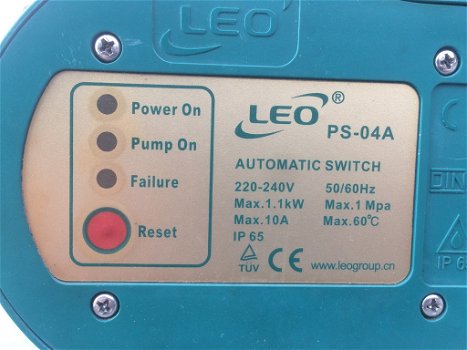 LEO presscontrole PS-04A, 230volt, 1.1 kW. - 2