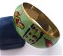 Koperen armband met kleurrijk motief - 0 - Thumbnail