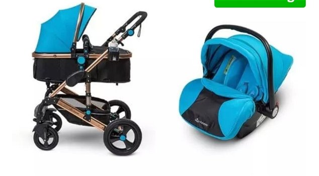 3 in 1 kinderwagen Zo Goed Als Nieuw - 0