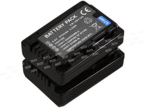 New Battery Camera & Camcorder Batteries PANASONIC 3.6V 970mAh/3.5WH - 0