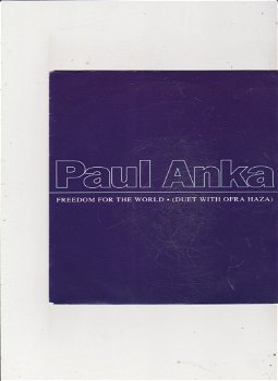 Single Paul Anka - Freedom for the world - 0