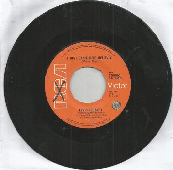 Elvis Presley – I Just Can't Help Believin' (1971) - 0