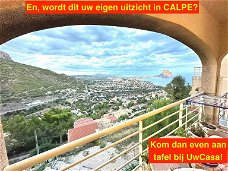 Uw eigen Villa in CALPE met balkon en 4 verdiepingen en parking en met