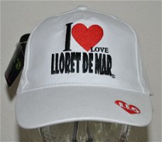 Baseball cap pet I love Lloret de Mar