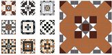 Victoriaanse tegels Engelse retro klassieke patroontegels - 3 - Thumbnail