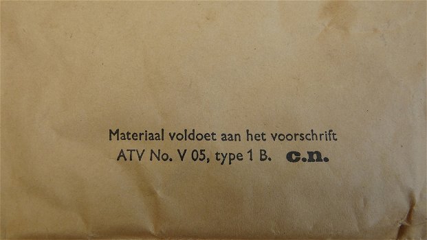 Rantsoen Pakje, GROEP 10-IN-1, Soep Instant Ossestaartsoep, Koninklijke Landmacht, 1961.(Nr.4) - 3