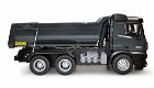 22504 MERCEDES vrachtwagen kieper PRO METALL 2,4GHZ RTR metallic Grijs - 2 - Thumbnail