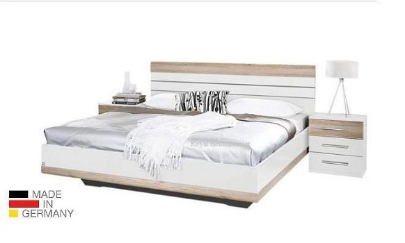 Slaapkamer Complete set Tarragosa wit eiken-grijs-AANBIEDING-- - 2