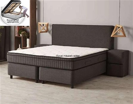 Boxspring Juliana opbergbed complete set-Aanbieding - 0