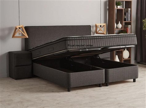 Boxspring Juliana opbergbed complete set-Aanbieding - 1