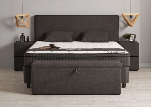 Boxspring Juliana opbergbed complete set-Aanbieding - 3