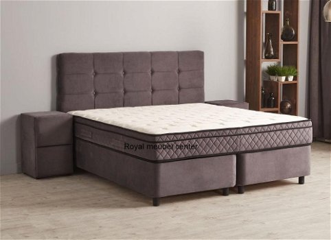 Boxspring Miami opbergbed complete set-Aanbieding- - 3