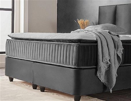 Boxspring Piano opbergbed complete set-Aanbieding- - 3