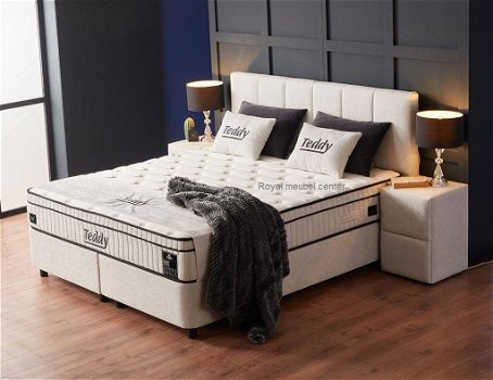 Boxspring Teddy opbergbed --AANBIEDING-- - 2