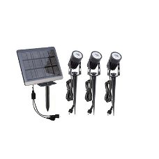 Solar tuinspots warm wit set van 3 stuks