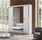 Italiaanse slaapkamer set Gold Hoogglans wit-AANBIEDING- - 1 - Thumbnail