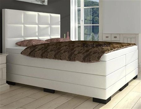 Boxspring King bedden OPMAAT- AANBIEDING !!! - 0