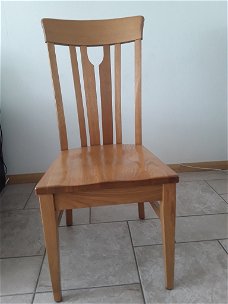 Eiken eetkamer stoelen