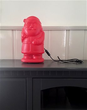 Kabouter lamp kabouterlamp rood rode verlichting, 34 cm hoog - Nieuw - 1