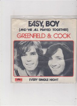 Single Greenfield & Cook-Easy, boy (and we all prayed together) - 0