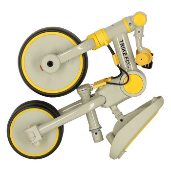 Driewieler Trike Fix V4 | Met luifel | inklapbaar | Kleur geel/grijs - 6