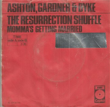 Ashton, Gardner & Dyke – The Resurrection Shuffle (1971) - 0